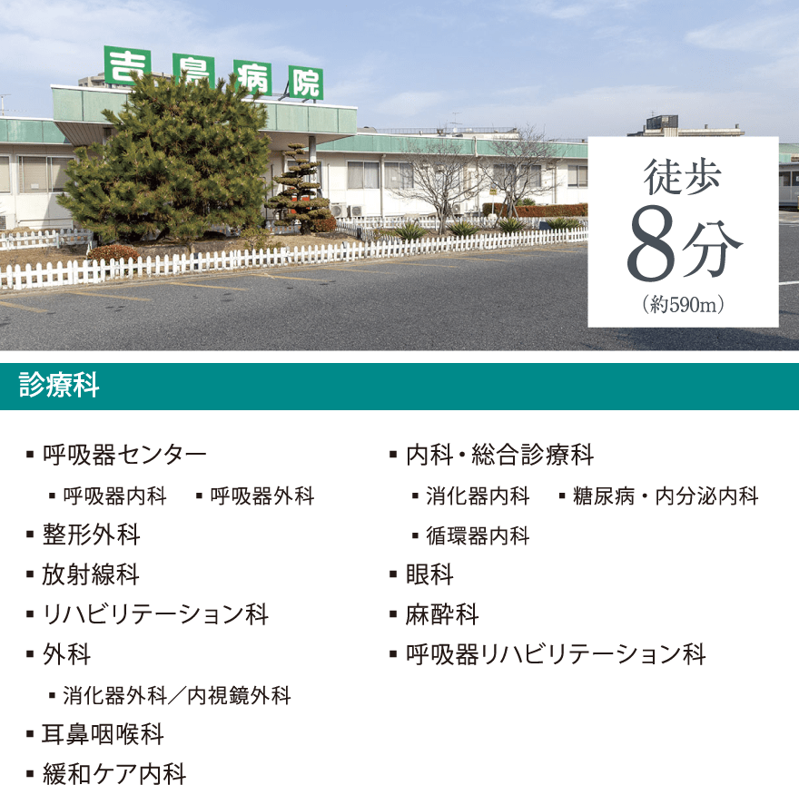 徒歩8分